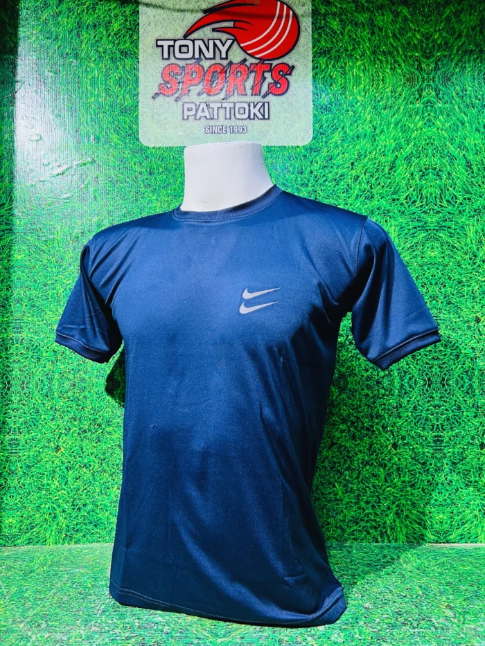 NIKE T SHIRT (DRI-FIT) BLUE