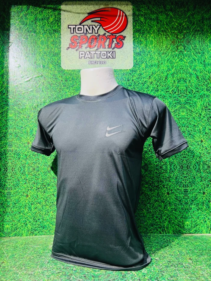 NIKE T SHIRT (DRI-FIT) GREY
