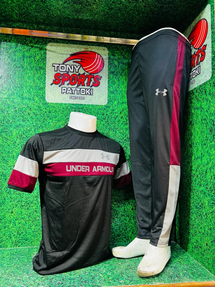 UNDER ARMOUR TRACKSUIT (DRI-FIT) SMOOTH FABRIC BLACK
