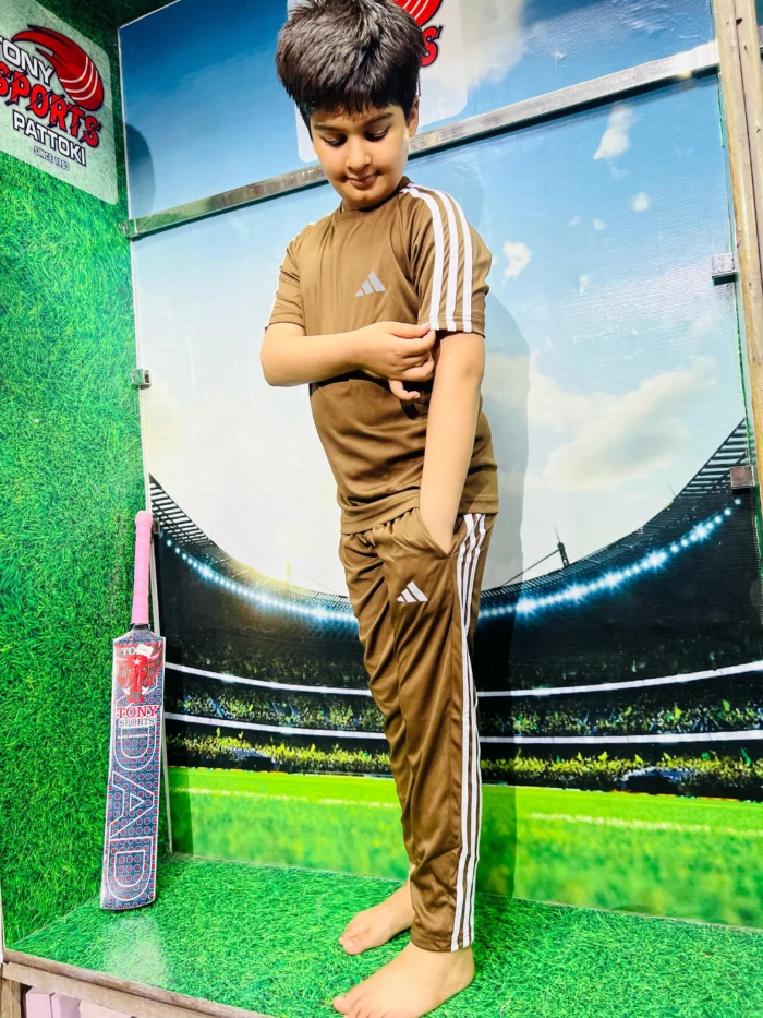 ADIDAS JUNIOR TRACKSUIT SMOOTH FABRIC FOR SUMMER
