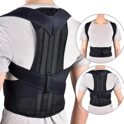 BACK PAIN POSTURE CORRECTOR SHOULDER BRACE BACK SUPPORT BELT (FREE SIZE)
