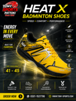 HEAT X BADMINTON SHOES
