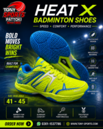 HEAT X BADMINTON SHOES
